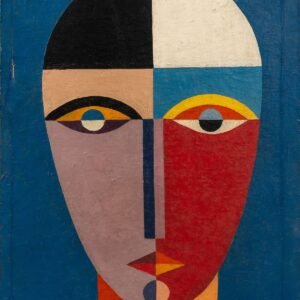 Cubist Woman Portrait Painting 2